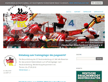 Tablet Screenshot of drachenboot.de